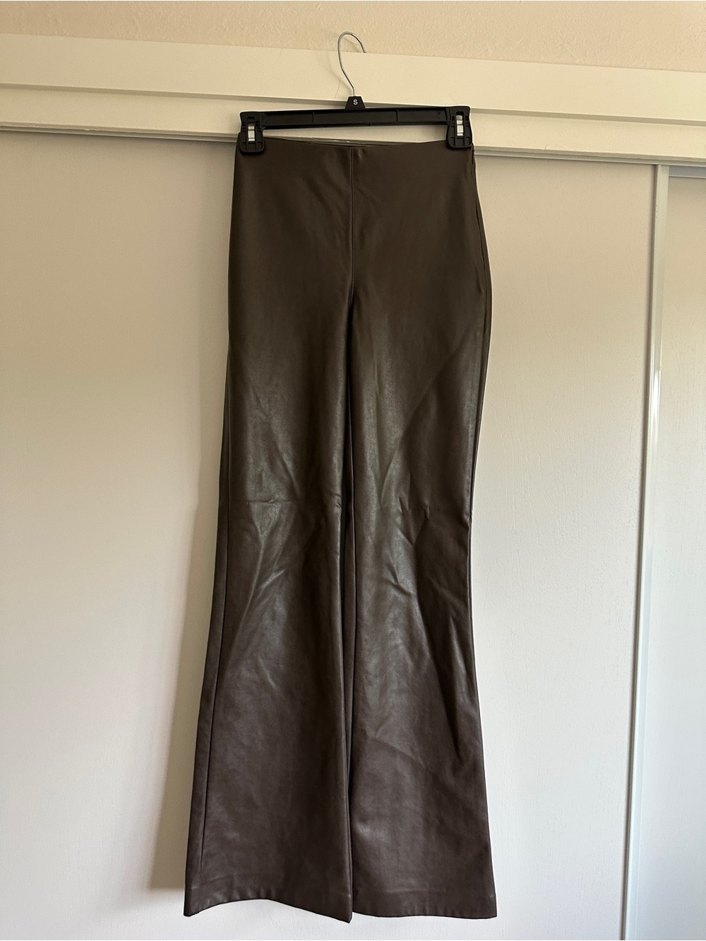 Wilfred Brown Leather Pants